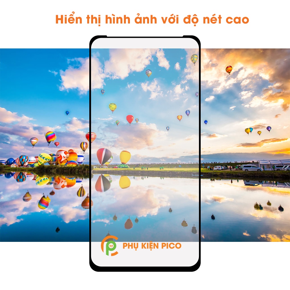 Kính cường lực Oppo Reno full màn hình viền đen siêu mỏng độ cứng 9H - Dán màn hình Oppo Reno