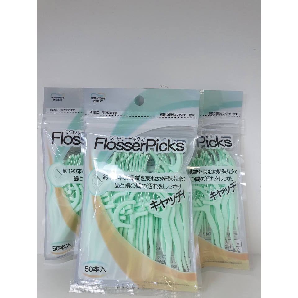 Túi 50 Cung chỉ nha khoa TAGAMI Flosser Picks