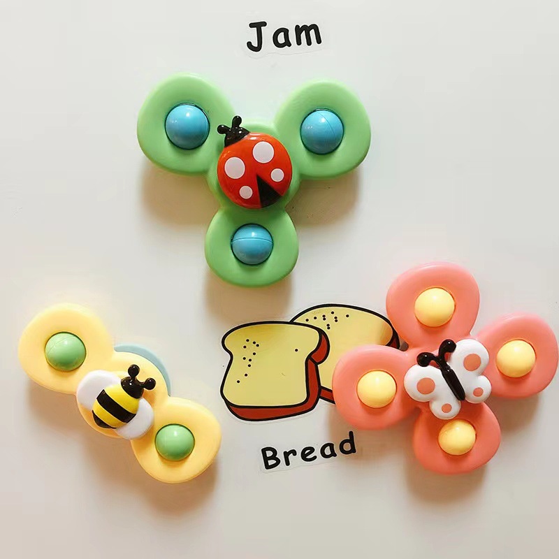 Set 3 Đồ Chơi Con Quay Spinner Con quay Đồ Chơi Cho Trẻ Sơ Sinh Dán Tường 2 3 4 Cánh - BỐ KHỦNG LONG