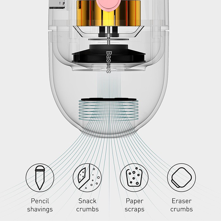Máy Hút Bụi Mini Cầm Tay Baseus C2 | BigBuy360 - bigbuy360.vn