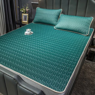 Chiếu điều hòa cao su non thông minh kiêm bộ ga trải giường và 2 vỏ gối ra drap chun bộc nệm đệm nhiều cỡ hàng đẹp