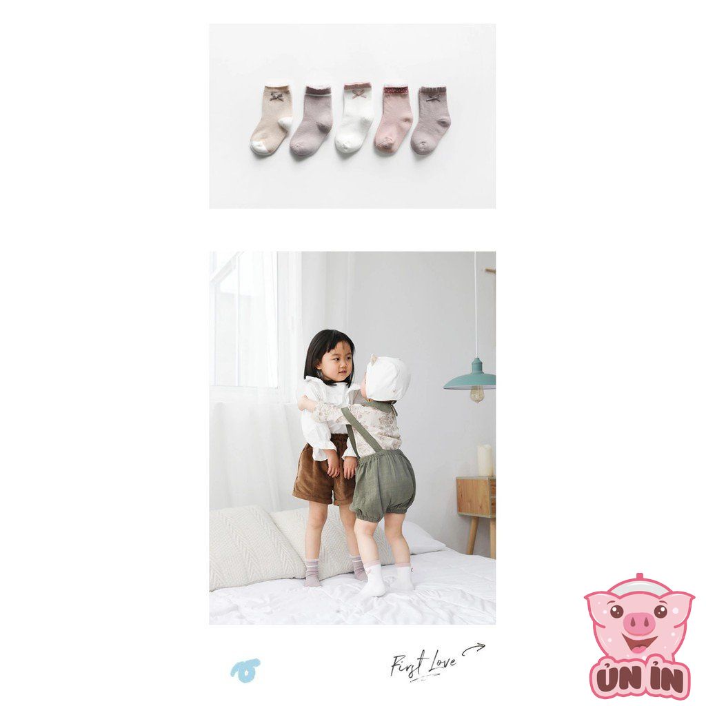 Set 5 tất vớ trẻ em - Tất vớ cho bé trai bé gái chính hãng Nemo Baby nhiều mẫu siêu xinh phong cách Hàn Quốc TNM02