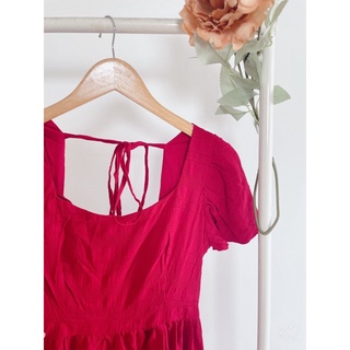Pass váy đỏ size M newtag