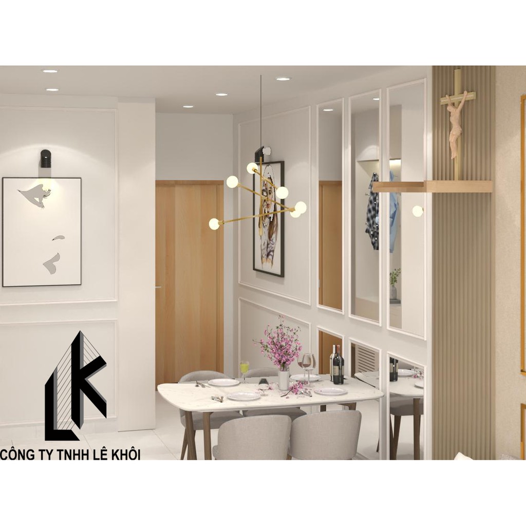 Nhận thiết kế và thi công nội thất căn hộ