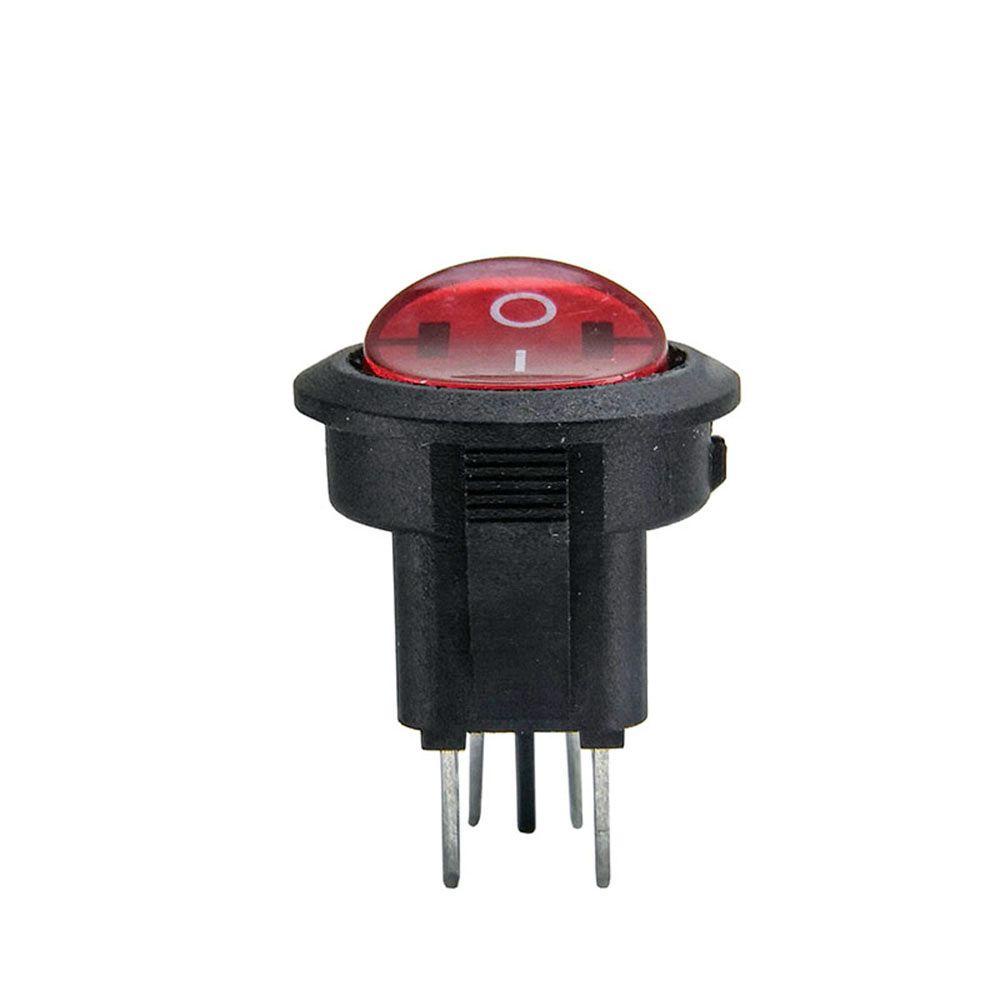 PISTA Set 10 Công Tắc Đỏ 2 Vị Trí 4 Pin KCD1-105