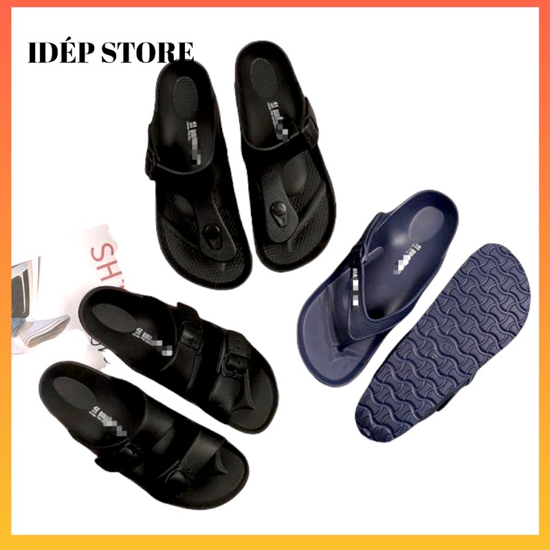 Dép kẹp xỏ ngón khuy BIRKENSHOES Unisex nam nữ siêu nhẹ cao cấp iDÉP- DL161