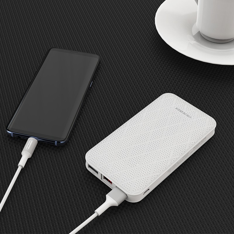 Sạc dự phòng nhỏ gọn có đèn Led báo dung lượng pin Borofone BT8 10000mAh