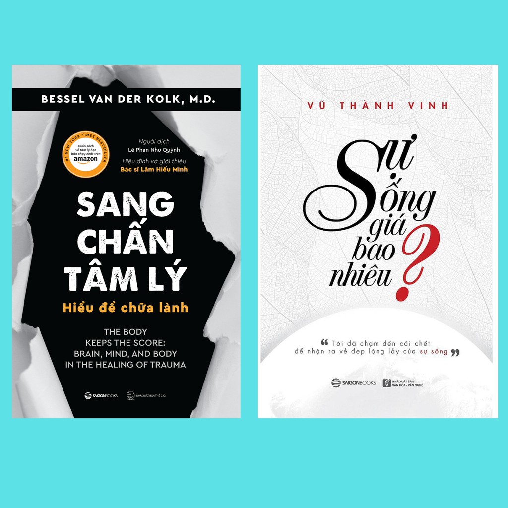 SÁCH - Sang chấn tâm lý - Hiểu để chữa lành, Sự sống giá bao nhiêu (Bộ)