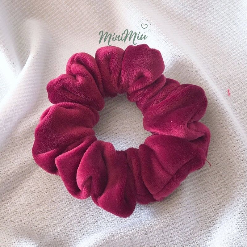 Pass buộc tóc scrunchies nhung