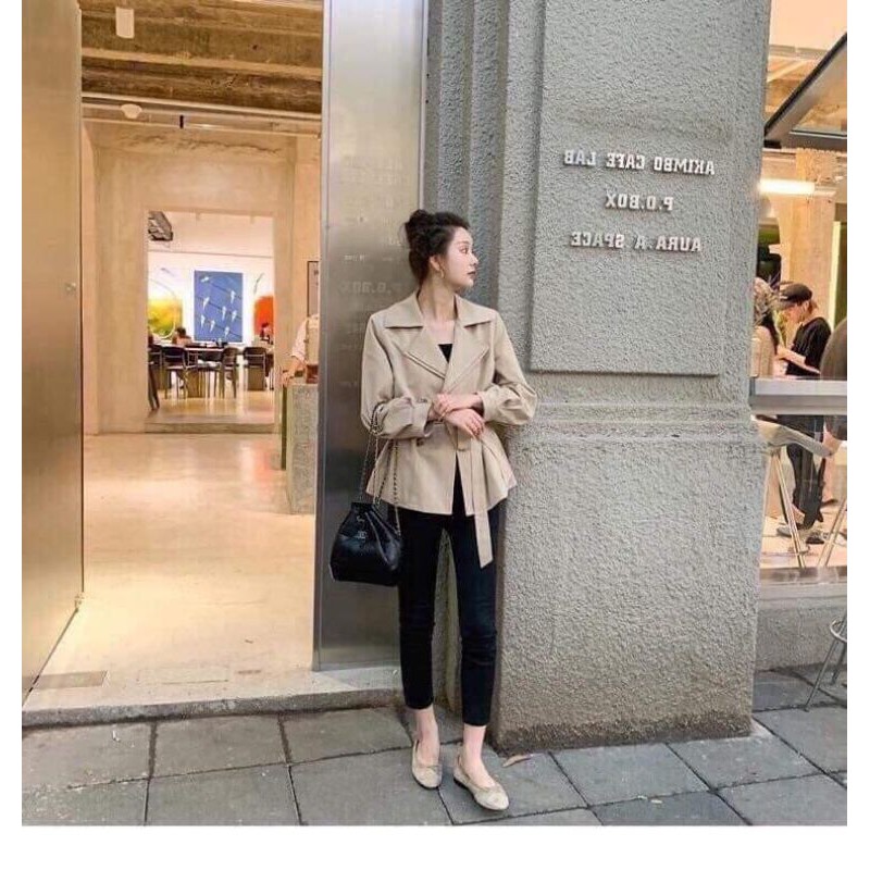 Áo khoác mangto Hàn Quốc