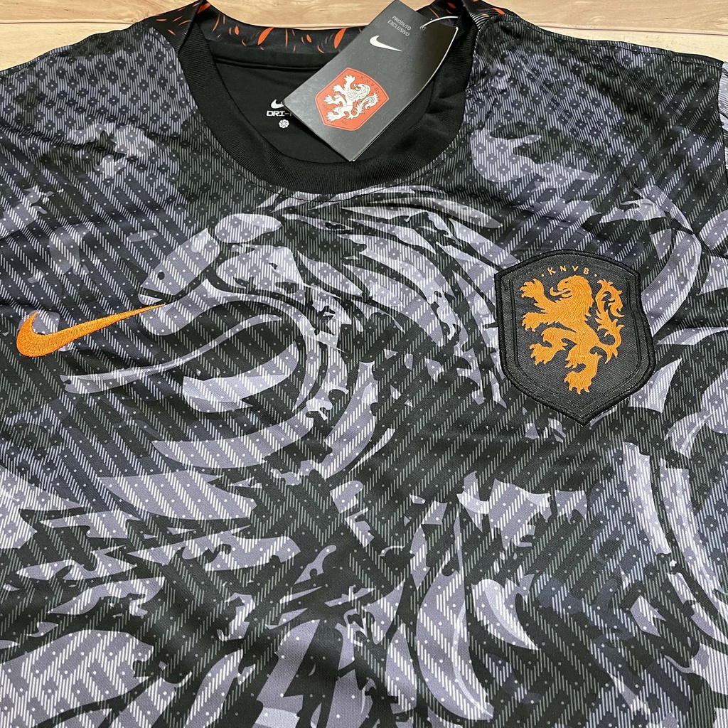 Áo Bóng Đá Đội Tuyển Hà Lan WC 2022 - Chuẩn Mẫu Thi Đấu - Vải Polyester Gai Thái Cao Cấp
