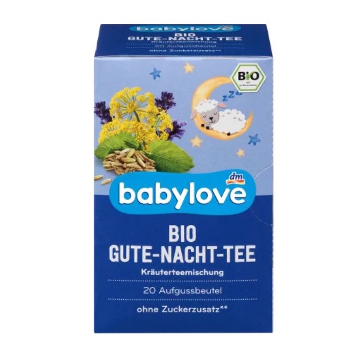 Trà trái cây hữu cơ Babylove cho bé ăn dặm từ 5 tháng tuổi  - Babytea - Nội địa Đức