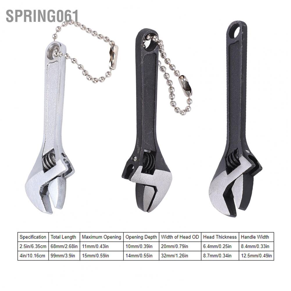 Cờ Lê Lò Xo061 Mini Bằng Thép Mạ Kẽm Có Thể Điều Chỉnh Độ Cứng Cao Chuyên Nghiệp