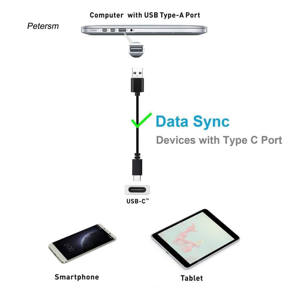 Dây cáp sạc truyền dữ liệu nhanh ptsm _ Type-C cho Samsung Galaxy S8 Plus