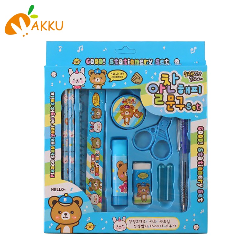 Bộ 10 Dụng Cụ Học Tập Xinh Xắn Dành Cho Bé