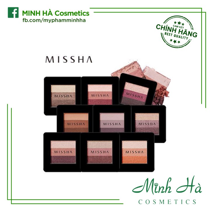 Phấn mắt 3 màu Missha Triple Shadow