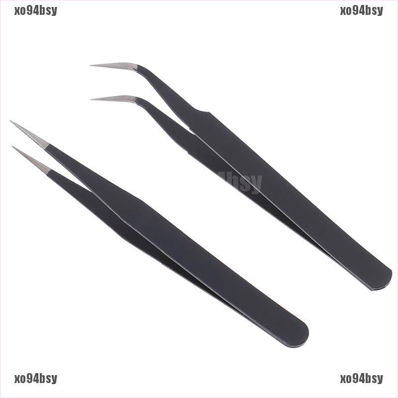 [xo94bsy]1PC Micro Point Curved Straight s Fine Tip Stainless Steel