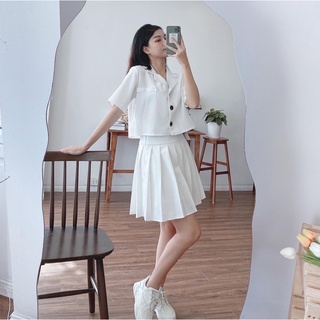 set áo + chân váy xoè