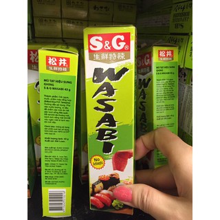 Mù tạt xanh S&B Wasabi Neri gói 43g/10g