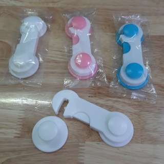 Khóa an toàn, khóa gài tủ , gài cửa, Đệm chống Dập Cửa Kẹp tay trẻ