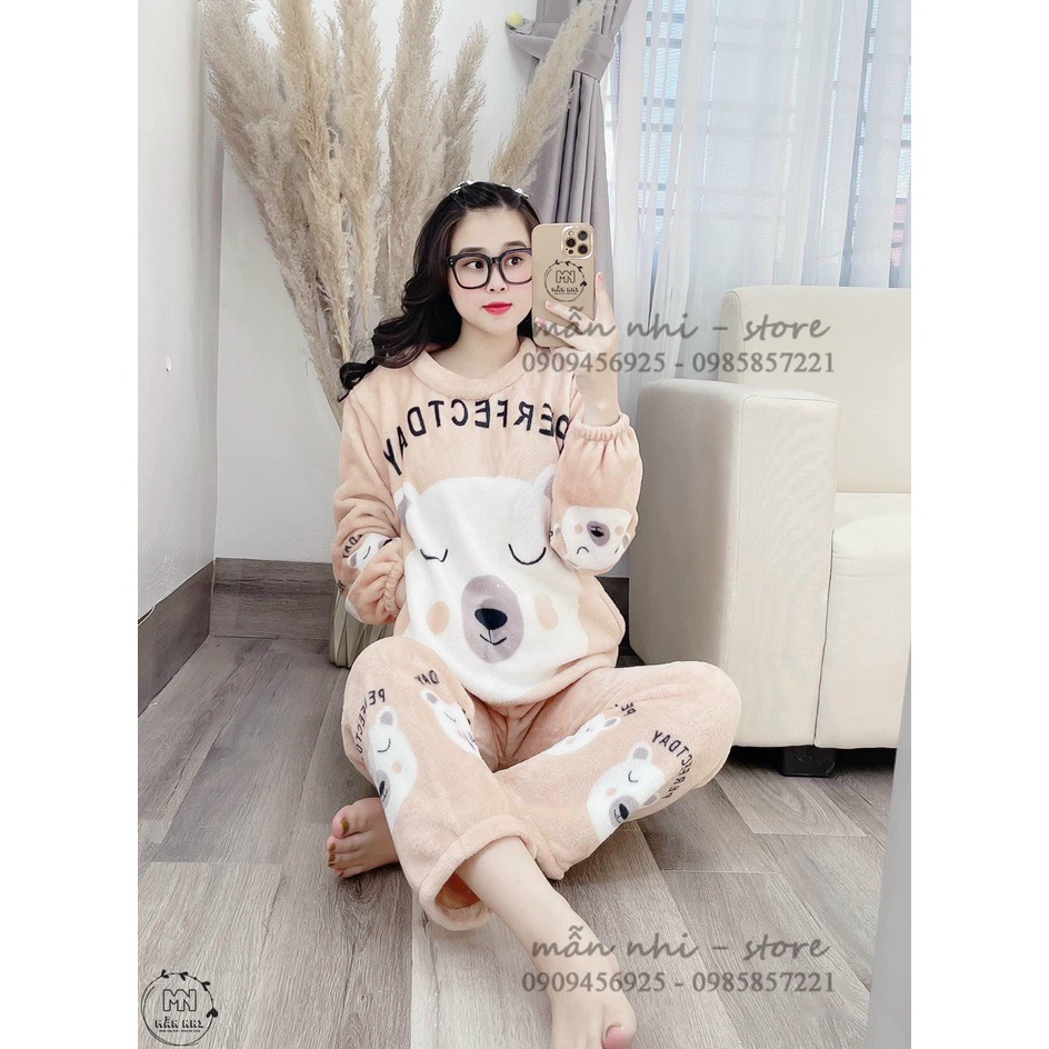 Đồ Bộ Ngủ Mùa Đông- Lông Nhung Mềm Mịn Ấm Giá Rẻ | BigBuy360 - bigbuy360.vn