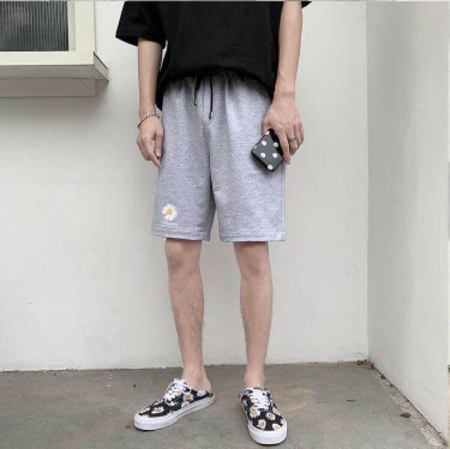 [FREESHIP+ẢNH THẬT] quần soóc thể thao hoa cúc daisy unisex siêu hot - SP3 | BigBuy360 - bigbuy360.vn