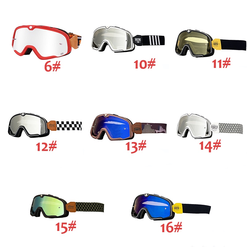 Mắt Kính Bảo Hộ 100% Kiểu Cổ Điển Dùng Khi Lái Xe Mô Tô Harley