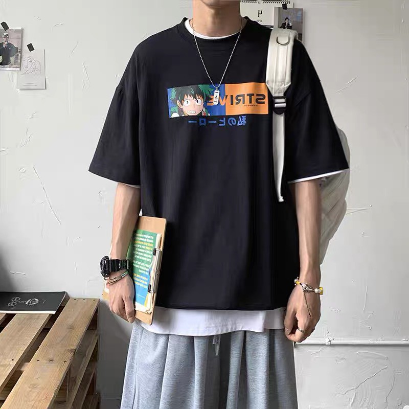 Áo thun tay lỡ form rộng unisex HM1986 3119