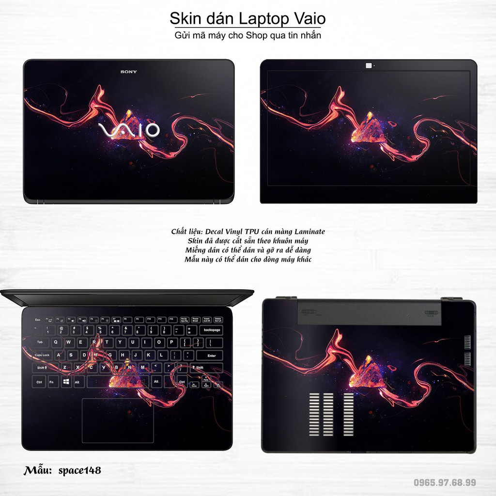 Skin dán Laptop Sony Vaio in hình không gian _nhiều mẫu 25 (inbox mã máy cho Shop)