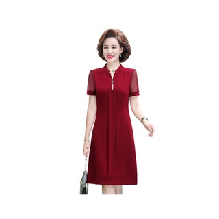 Đầm suông trung niên quý cô cao cấp - thời trang bigadela -n29-621