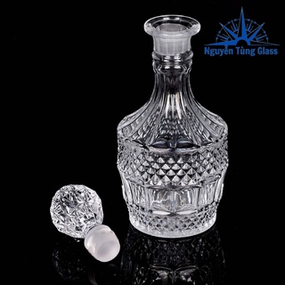 Chai Đựng Rượu Thuỷ Tinh Cao Cấp 800ML
