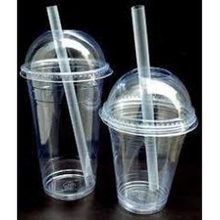 Cốc nhựa Pet 500ml nắp cầu - set 10c