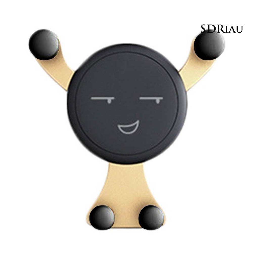 Giá đỡ điện thoại gắn lỗ thông gió xe hơi hình mặt cười dễ thương