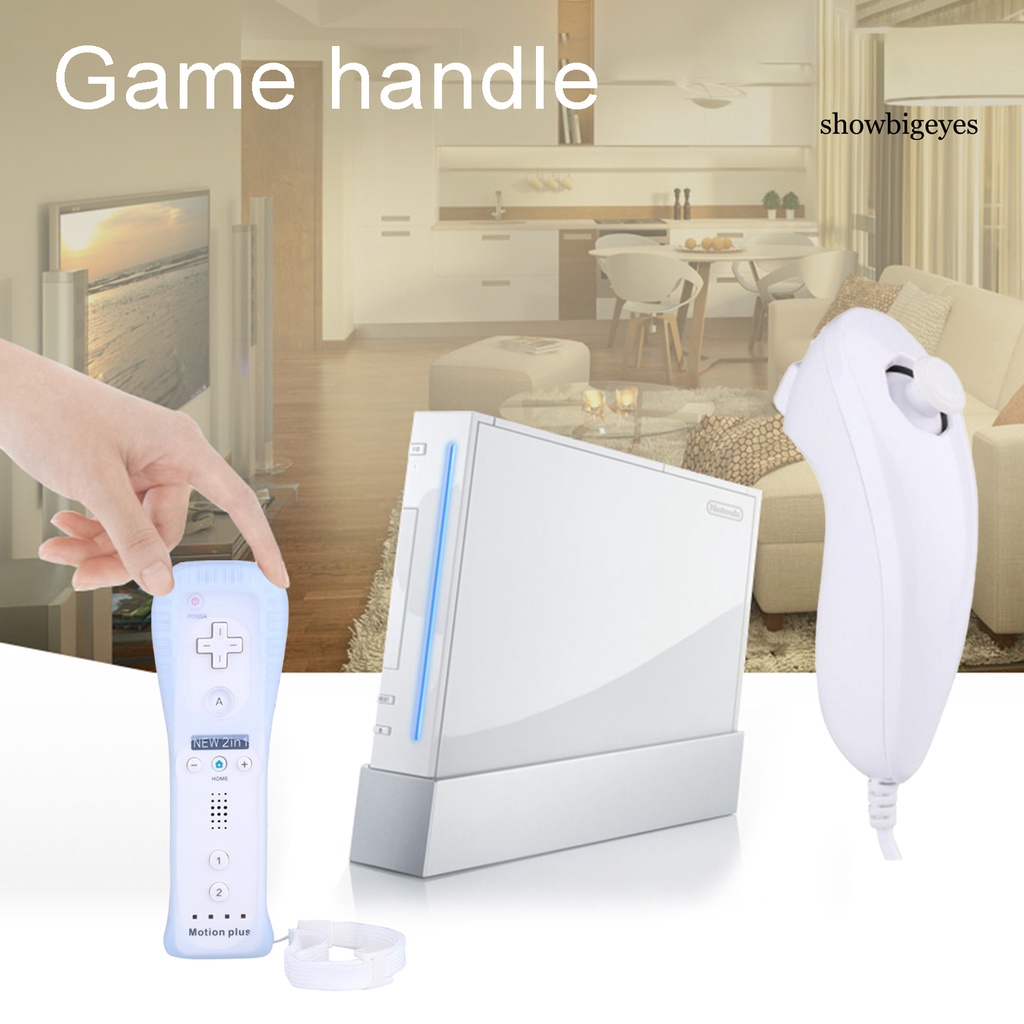 Tay cầm chơi game GBA trái phải 2 trong 1 có vỏ silicone bảo vệ cho Wii/Wii U