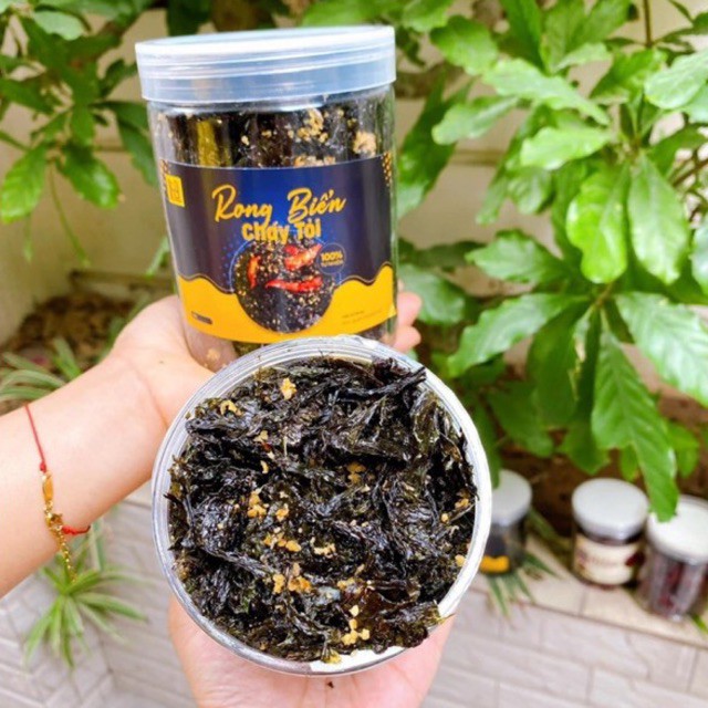 Rong biển cháy tỏi hũ 150g/200g