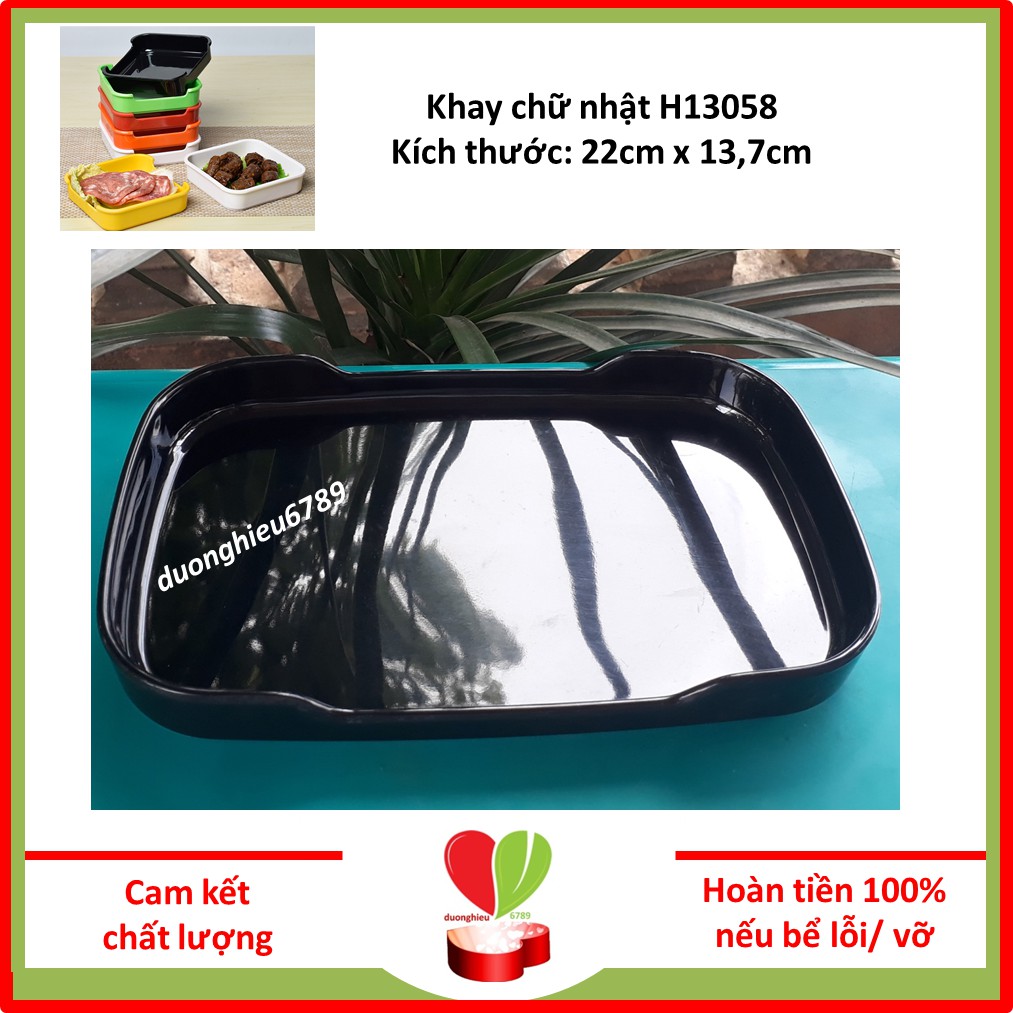 [SỈ SLL] Khay Nhựa Phíp, Khay Chữ Nhật, Vuông Để Thịt Nướng - Duonghieu6789