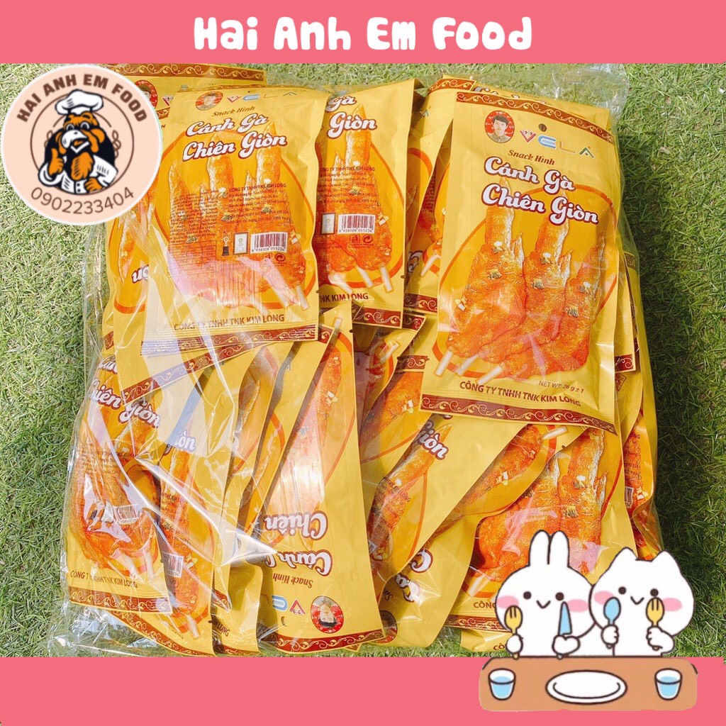 Bịch snack cánh gà vela 30 gói