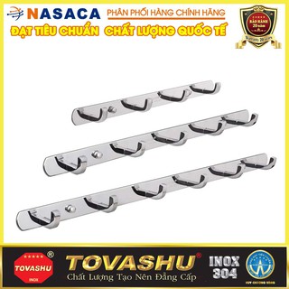 Móc áo TOVASHU vuông 4 móc, 5 móc, 6 móc inox 304-MU