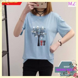 Áo Thun Nữ 💟FREESHIP💟Giảm 45k Khi Mua Từ 500k - Áo thun nữ cao cấp tay ngắn in cổ thụ M29