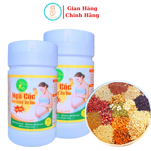 Ngũ Cốc Bà Bầu Siêu Dinh Dưỡng 25 Loại Hạt Cao Cấp, Dễ Uống, Thơm Ngon 500g