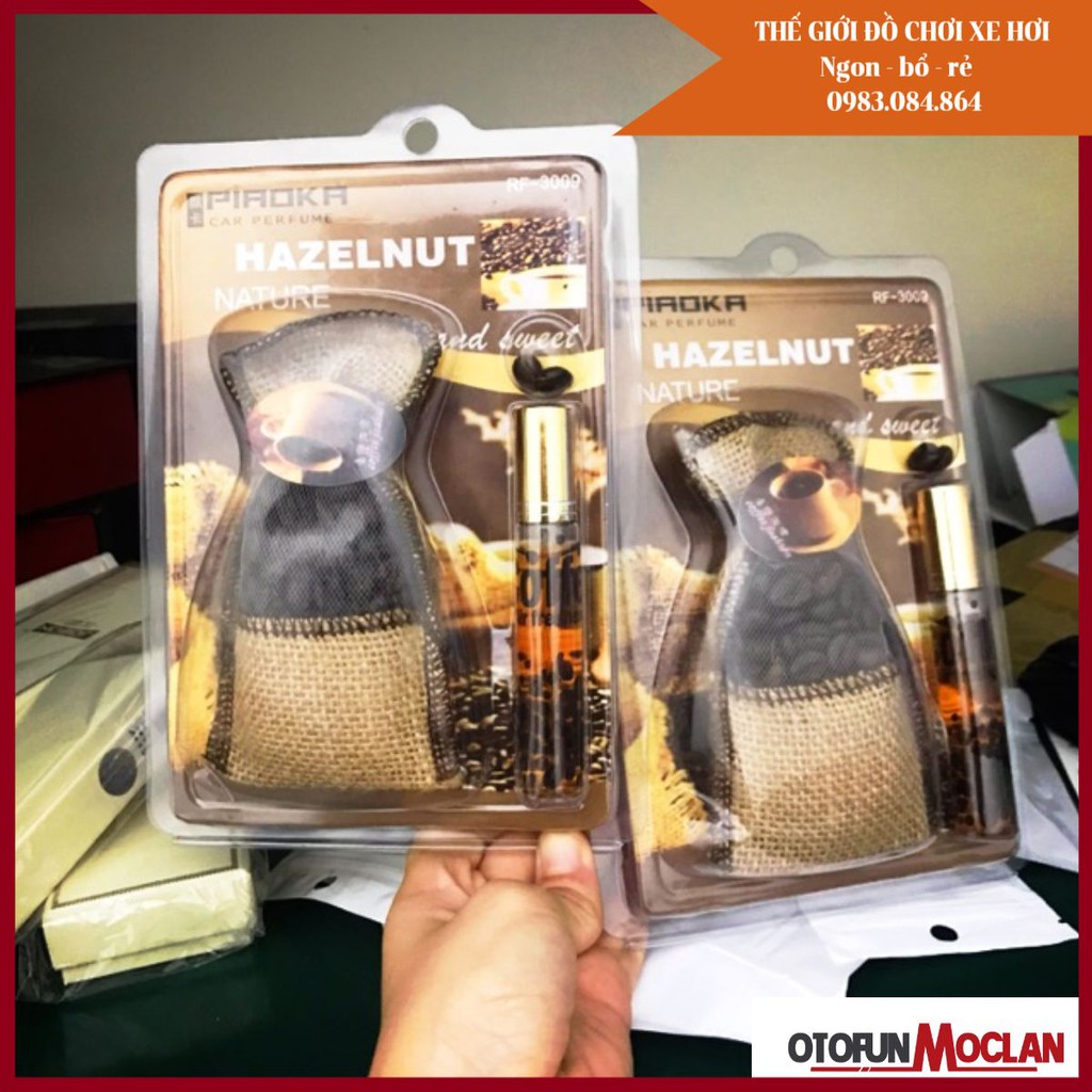 Túi treo cafe kèm tinh dầu chính hãng hazelnut
