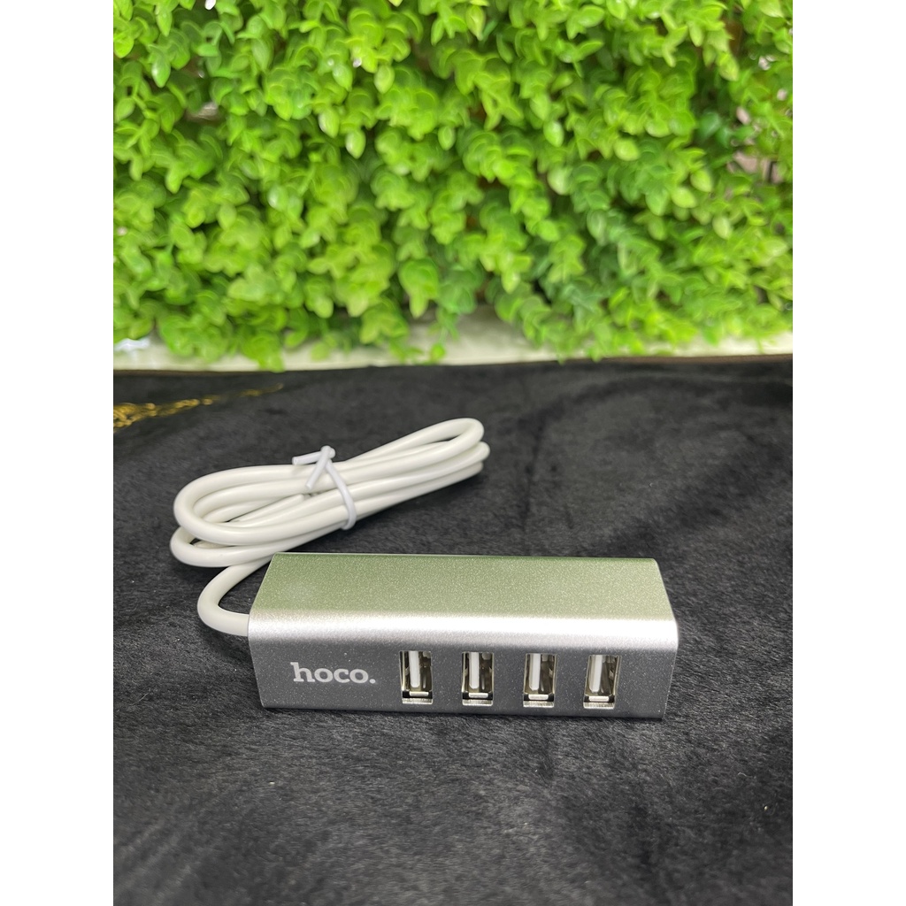 Bộ Hub Chia Cổng USB Hoco HB1 - Chia 1 Thành 4 Cổng USB Cho Macbook, Dell, Máy Tính Window, Linux,...Hàng Chính Hãng.