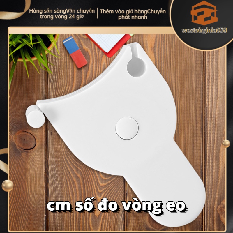 Hàng Hot Thước dây chính xác 150cm / 60in Thước dây đo thể hình Thước đo có thể thu vào Hàng giao ngayWestvirginia058