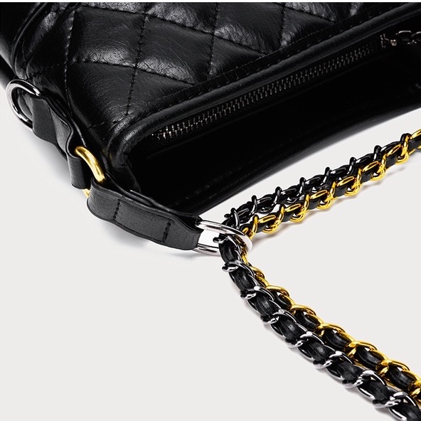 🌸Hàng Order🌸 Túi Xách Nữ CEEKAY Kẻ Lưới Da Trần Khóa Kéo Quai Da Phối Xích Sang Chảnh Nữ Tính 🌸Hàng Quảng Châu