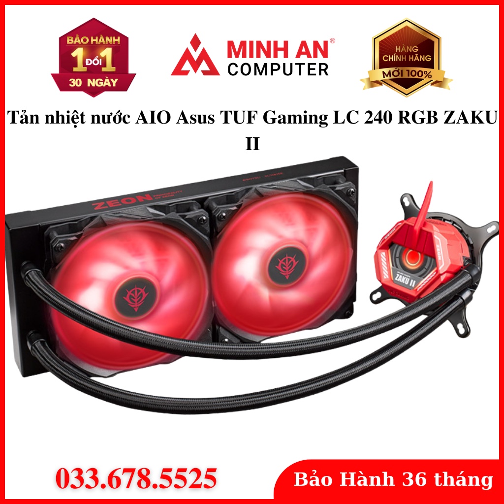 Tản nhiệt nước AIO Asus TUF Gaming LC 240 RGB ZAKU II
