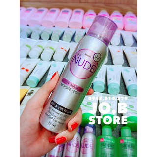 TẤT PHUN MISTINE THE NUDE BODY MAKE UP MOUSSE SPRAY