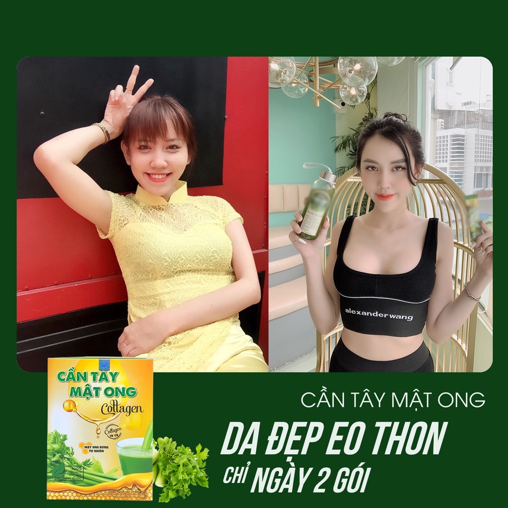 Cần tây mật ong Collagen - hỗ trợ giảm cân, detox thải độc, đẹp dáng sáng da