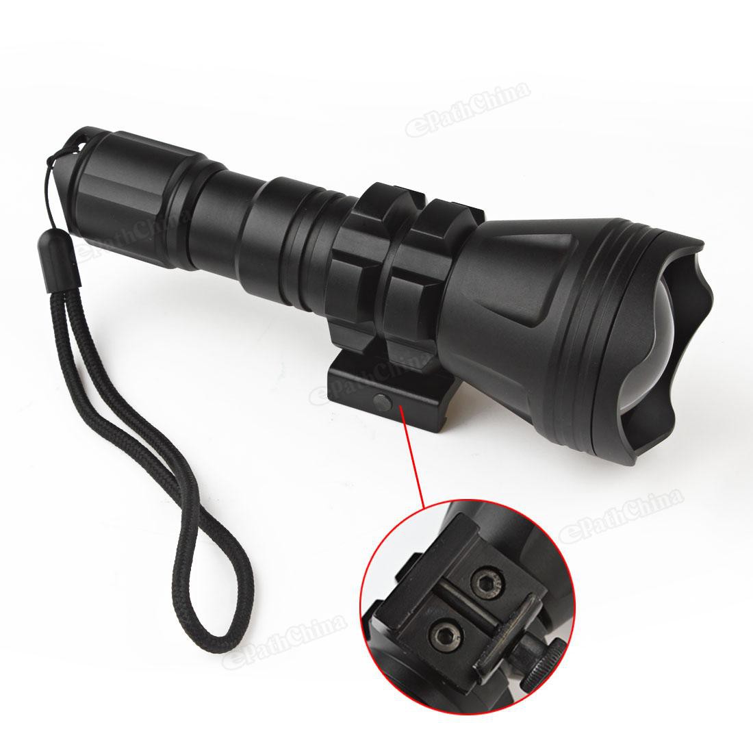 B158 Convex Len Zoom Flashlight XM-L2 U4 LED Torch 900 Lumen