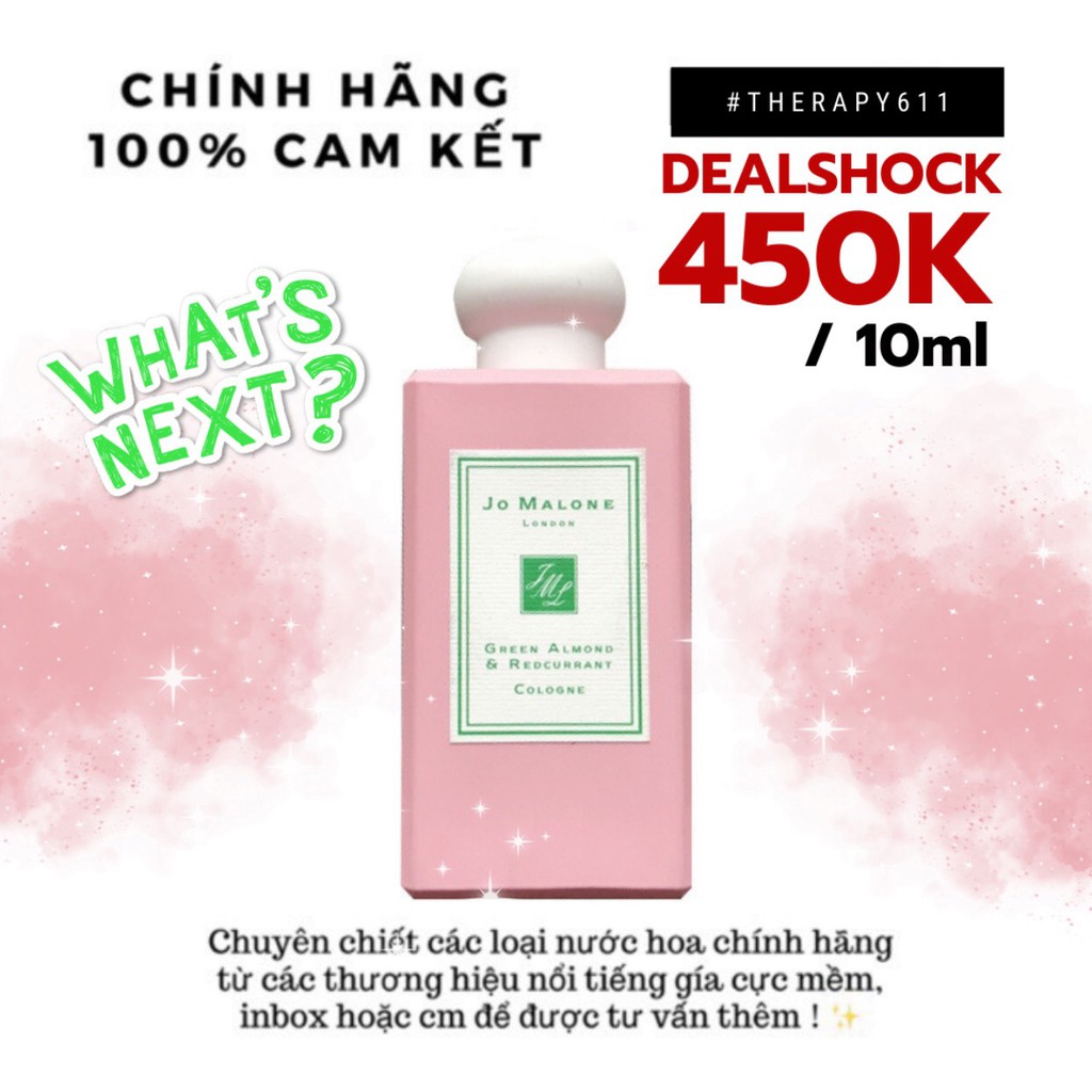 [𝗦𝗔𝗟𝗘]..::✨Jo Malone Nước hoa Christmas Limited Edition Black Pomegranate & Green Almondest 5ml/10ml/20ml✨::..::.. | Thế Giới Skin Care