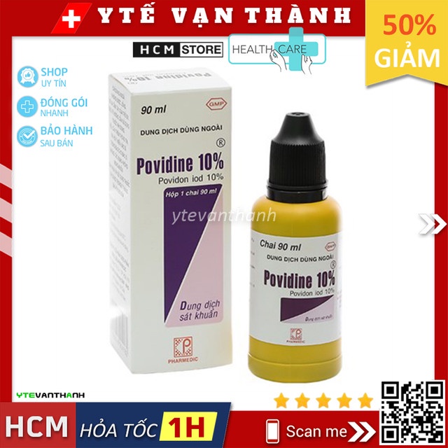 ✅ Dung Dịch Sát Khuẩn Povidine 10% -VT0226